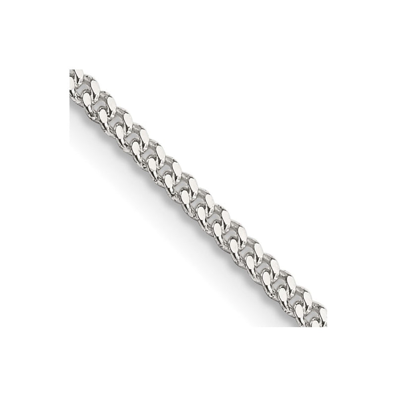 26 Inch Sterling Silver 1.75mm Curb Chain Necklace