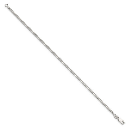 7 Inch Sterling Silver 3mm Curb Chain