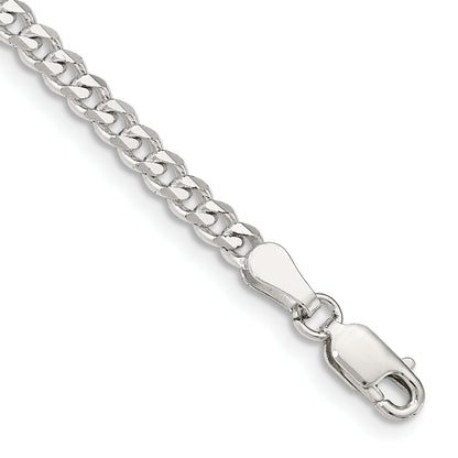 7 Inch Sterling Silver 3.5mm Curb Chain