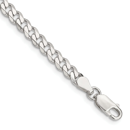 7 Inch Sterling Silver 4.5mm Curb Chain