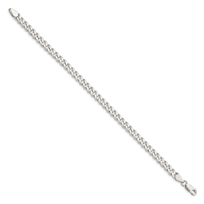 8 Inch Sterling Silver 5.7mm Curb Chain Bracelet