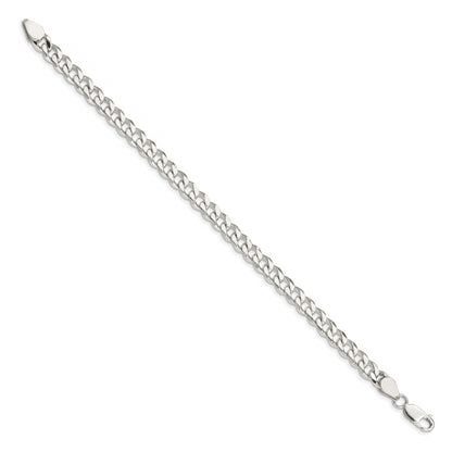 7 Inch Sterling Silver 6.5mm Curb Chain