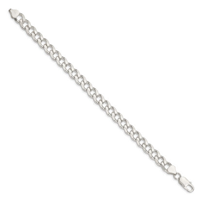 7 Inch Sterling Silver 8.3mm Curb Chain