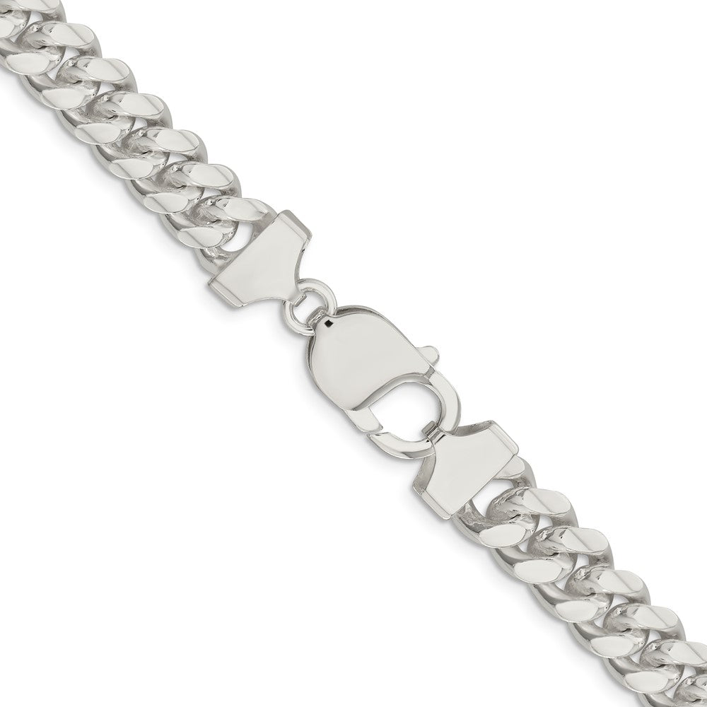 30 Inch Sterling Silver 9.3mm Curb Chain Necklace