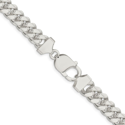 30 Inch Sterling Silver 9.3mm Curb Chain Necklace