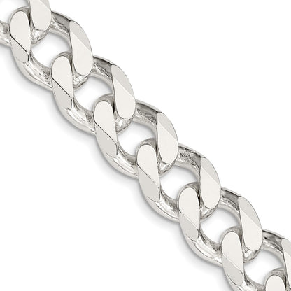 28 Inch Sterling Silver 13mm Curb Chain Necklace