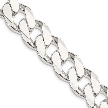 28 Inch Sterling Silver 16.25mm Curb Chain Necklace