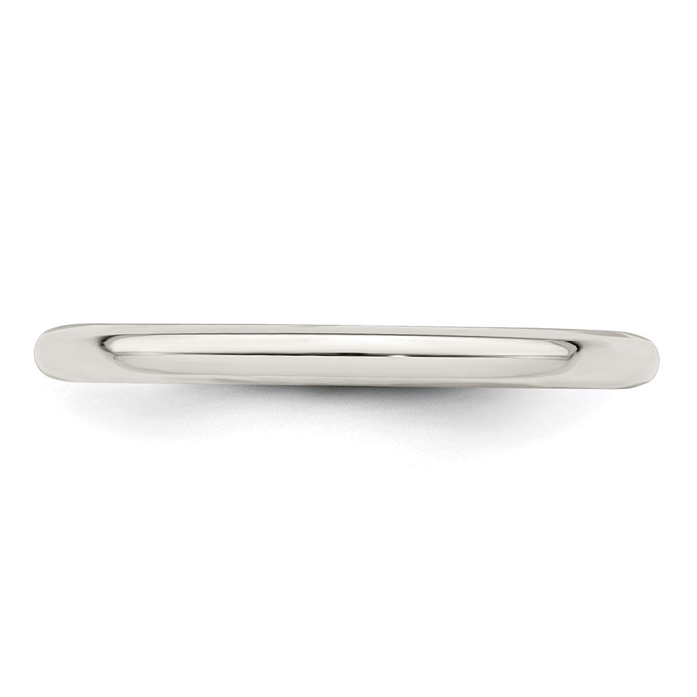 Sterling Silver 2mm Comfort Fit Size 6.5 Band