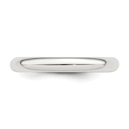 Sterling Silver 3mm Comfort Fit Size 13.5 Band