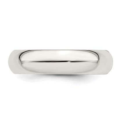 Sterling Silver 5mm Comfort Fit Size 8 Band