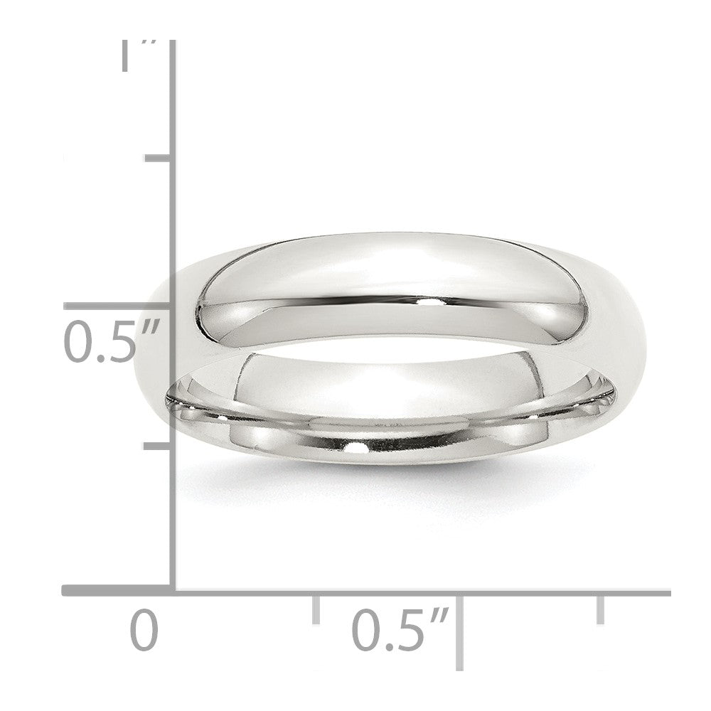 Sterling Silver 5mm Comfort Fit Size 13.5 Band