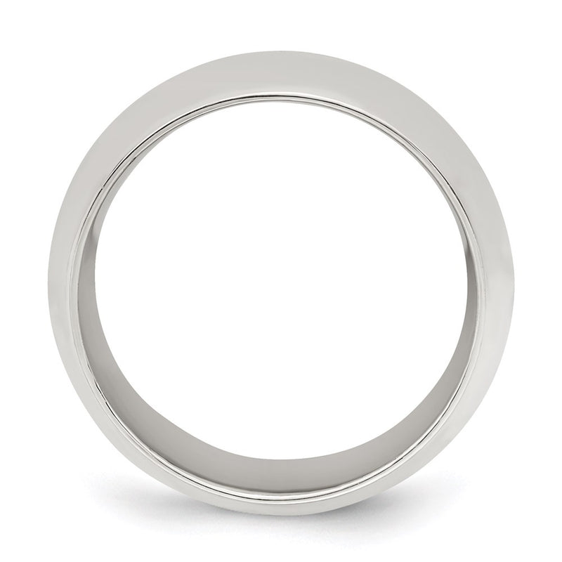 Sterling Silver 9mm Comfort Fit Size 7 Band