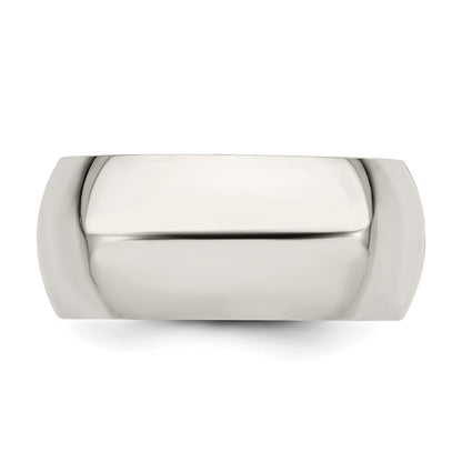 Sterling Silver 9mm Comfort Fit Size 11 Band