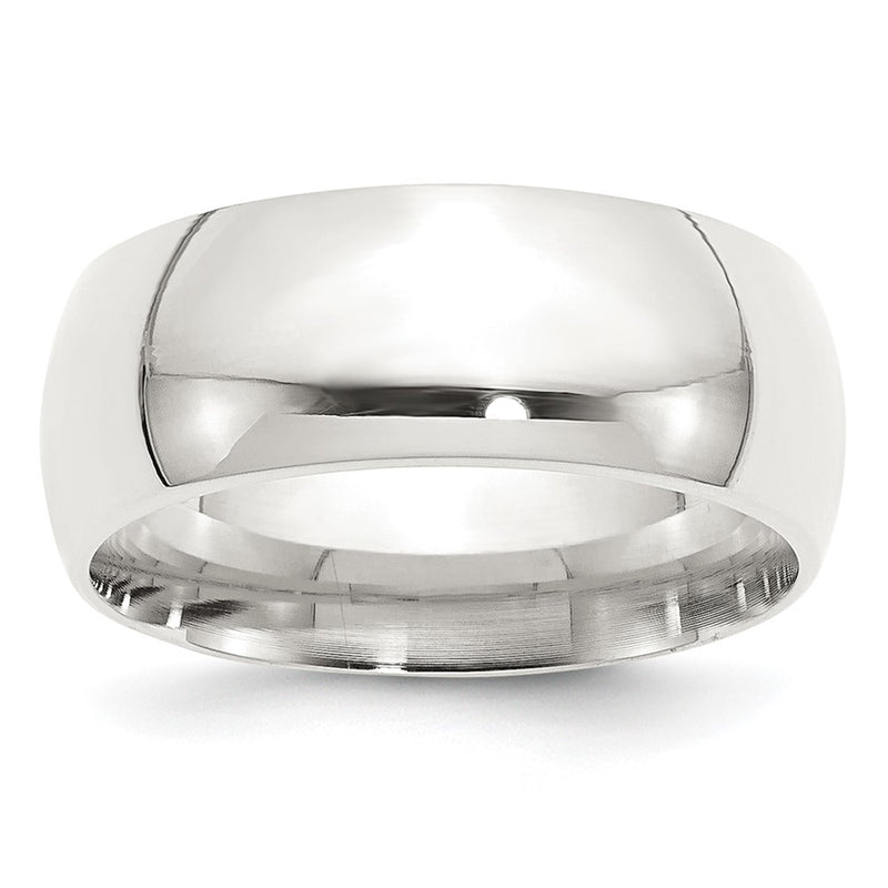 Sterling Silver 9mm Comfort Fit Size 7.5 Band