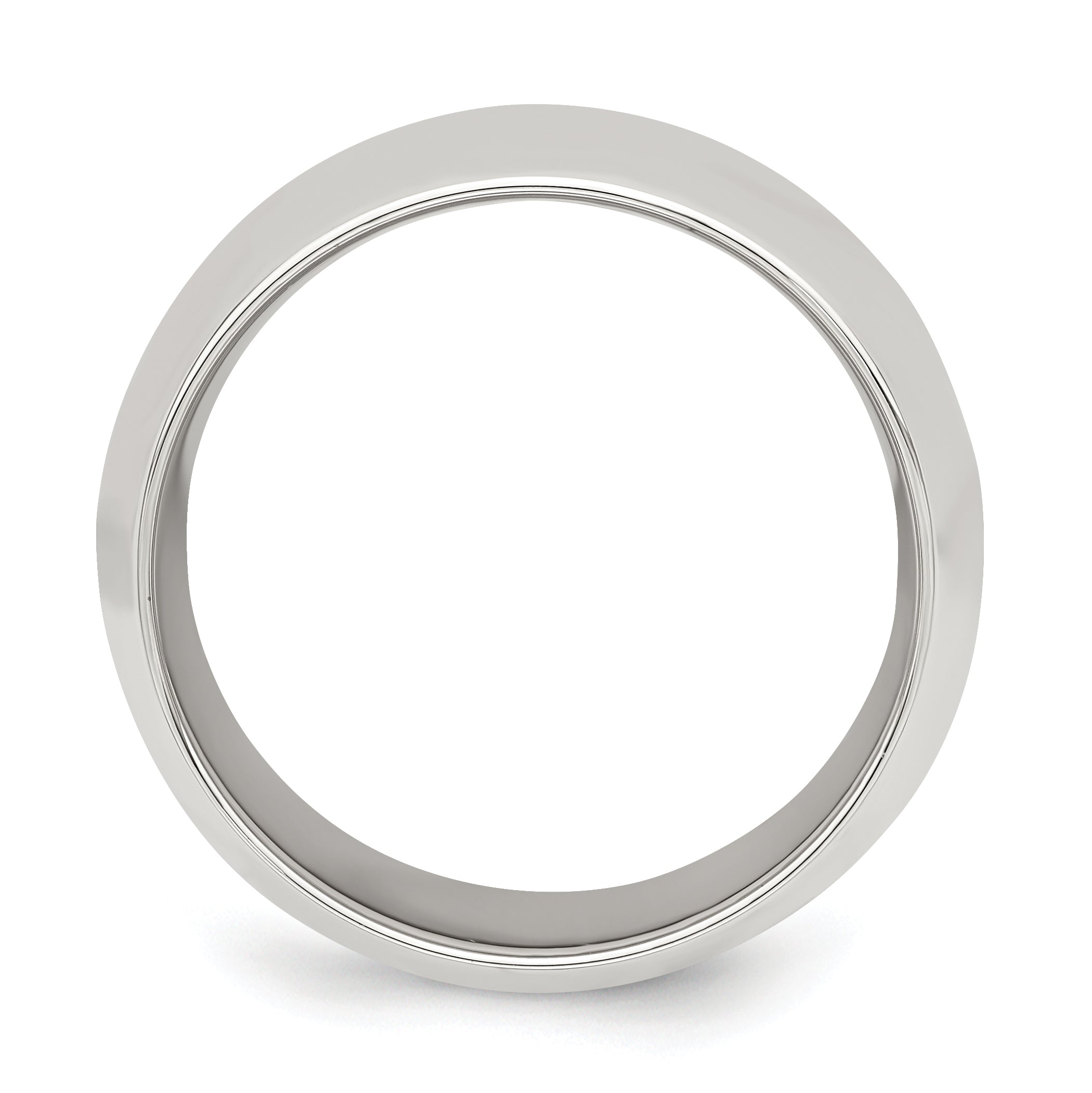 Sterling Silver 10mm Comfort Fit Size 4.5 Band