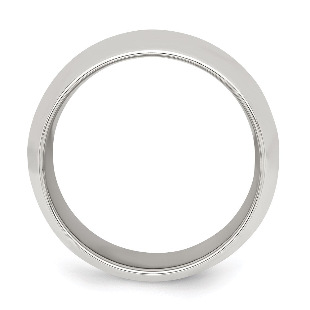 Sterling Silver 10mm Comfort Fit Size 6.5 Band