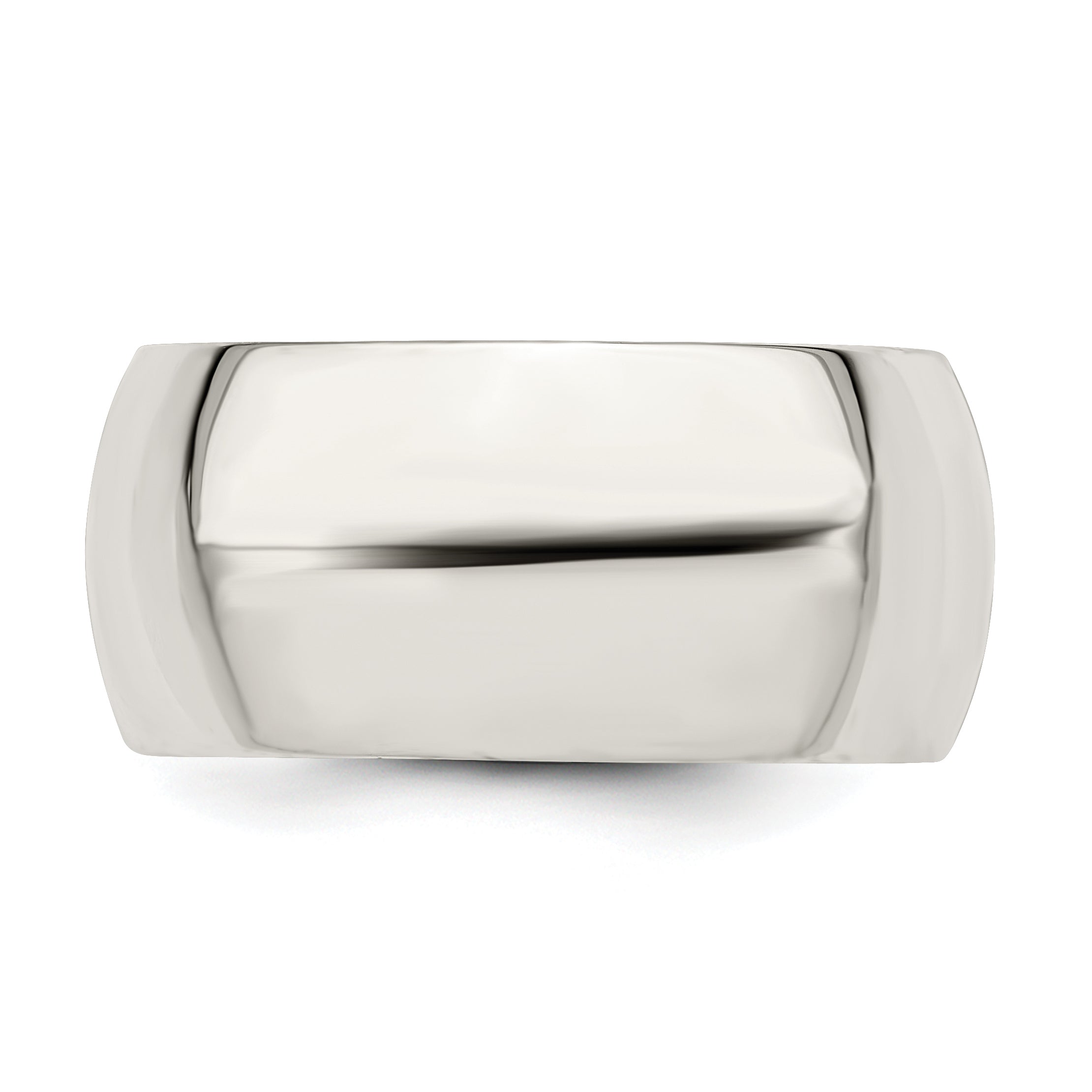 Sterling Silver 10mm Comfort Fit Size 5.5 Band