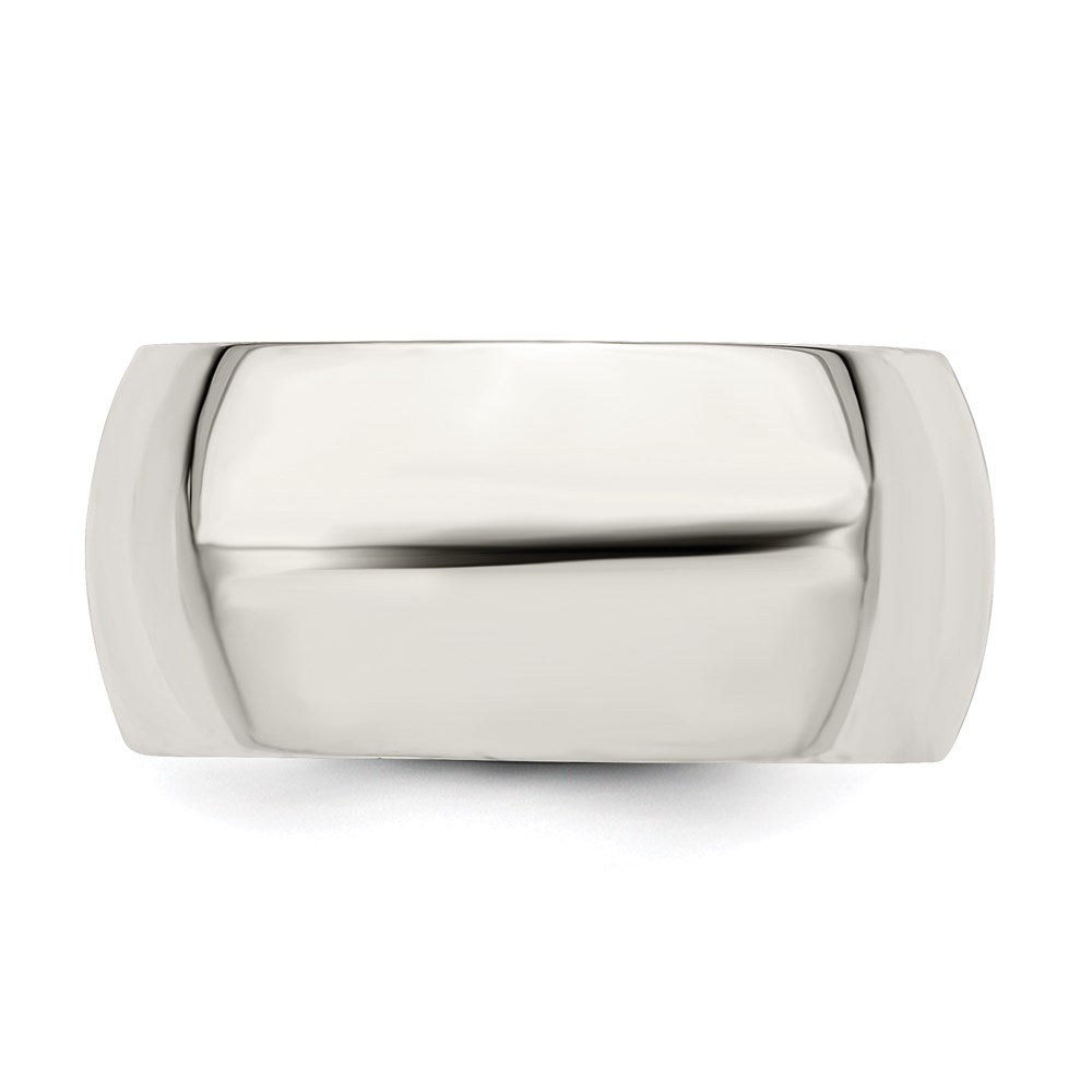 Sterling Silver 10mm Comfort Fit Size 8.5 Band