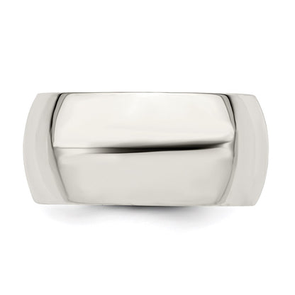 Sterling Silver 10mm Comfort Fit Size 4.5 Band