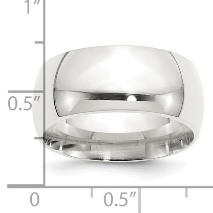 Sterling Silver 10mm Comfort Fit Size 5.5 Band
