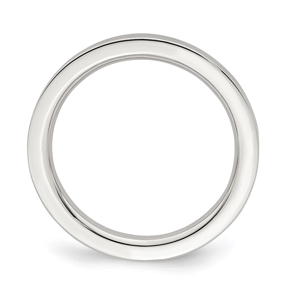 Sterling Silver 2mm Comfort Fit Flat Size 8.5 Band