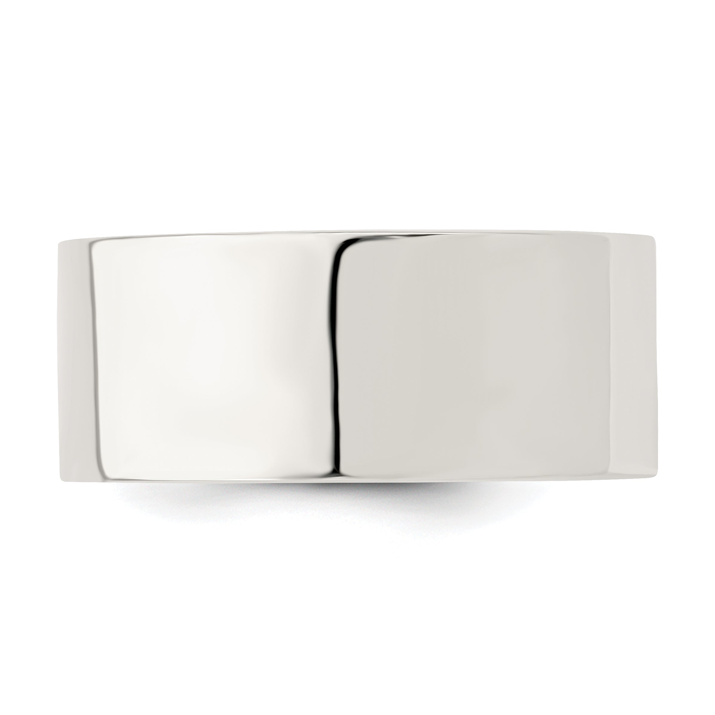 Sterling Silver 9mm Comfort Fit Flat Size 7.5 Band