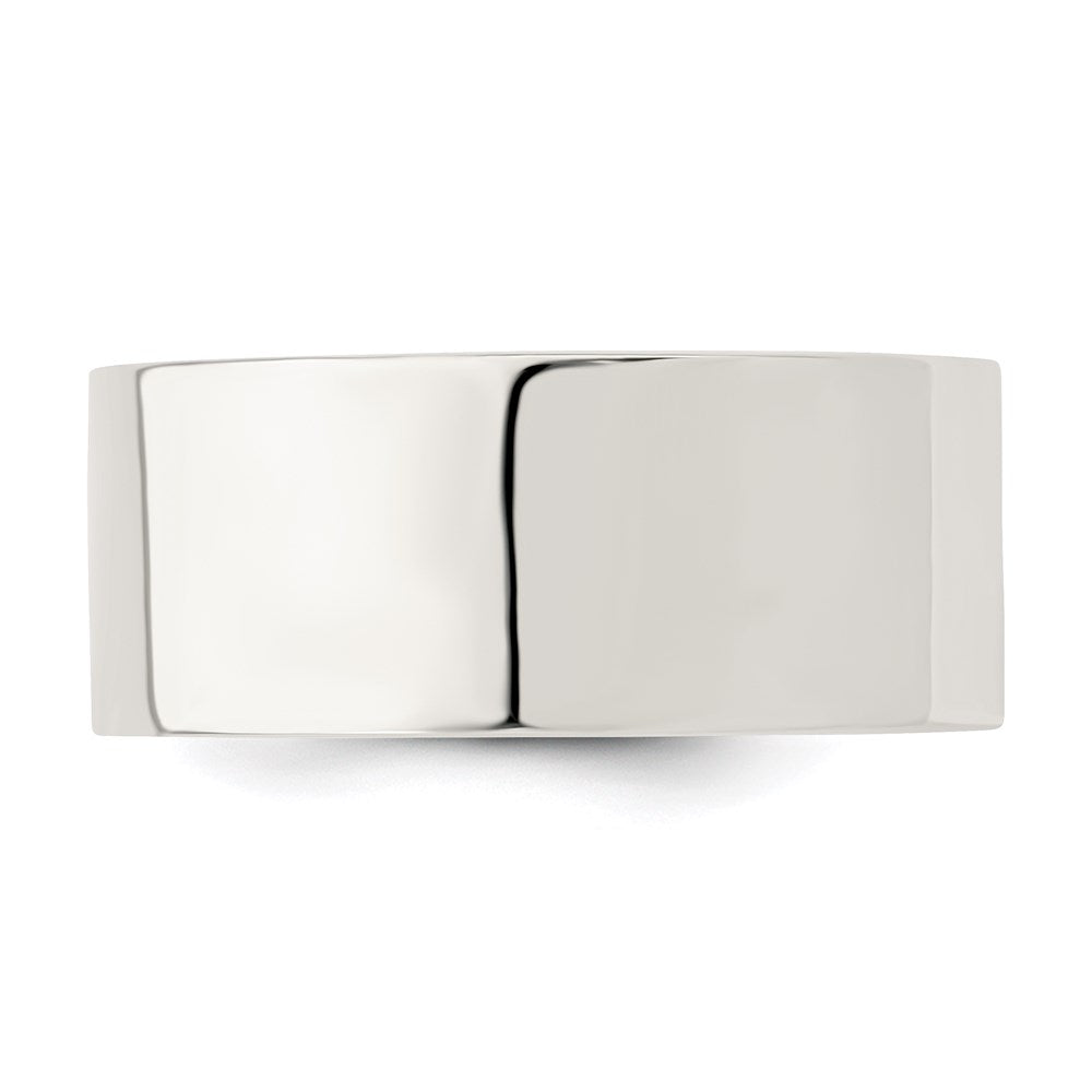 Sterling Silver 9mm Comfort Fit Flat Size 9 Band