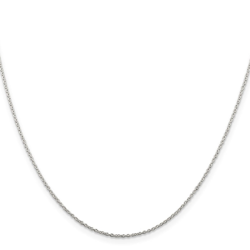 26 Inch Sterling Silver 1mm Cable Chain Necklace