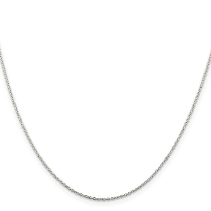 18 Inch Sterling Silver 1mm Cable Chain Necklace