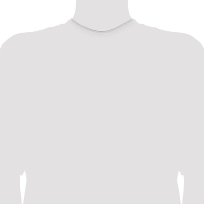 14 Inch Sterling Silver 1mm Cable Chain