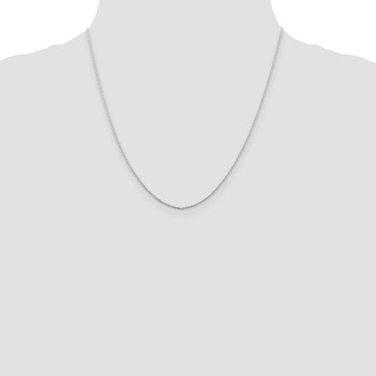 20 Inch Sterling Silver 1mm Cable Chain Necklace