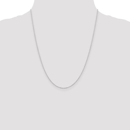 22 Inch Sterling Silver 1.25mm Cable Chain Necklace