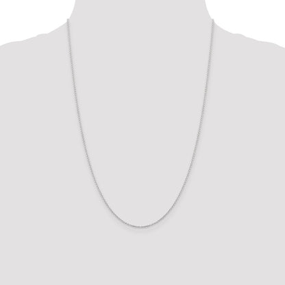 24 Inch Sterling Silver 1.25mm Cable Chain Necklace