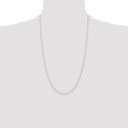 26 Inch Sterling Silver 1.25mm Cable Chain Necklace