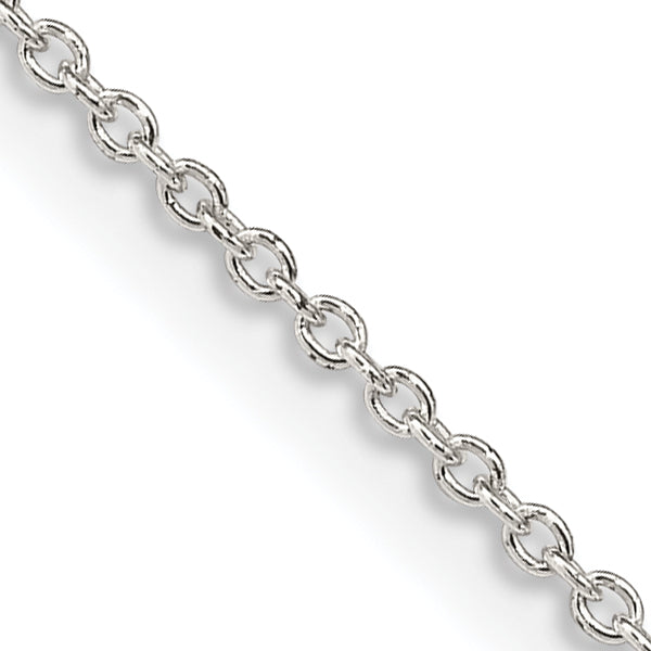 30 Inch Sterling Silver 1.25mm Cable Chain Necklace