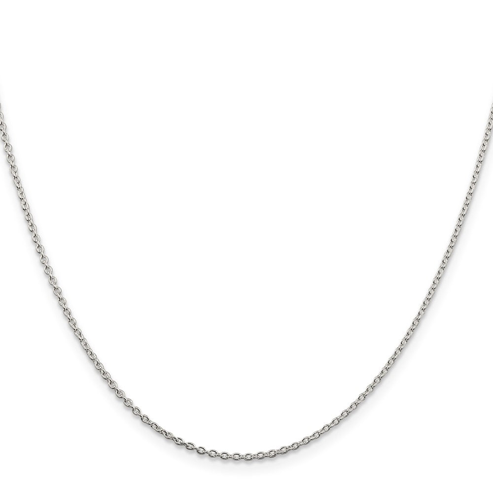 36 Inch Sterling Silver 1.5mm Cable Chain Necklace