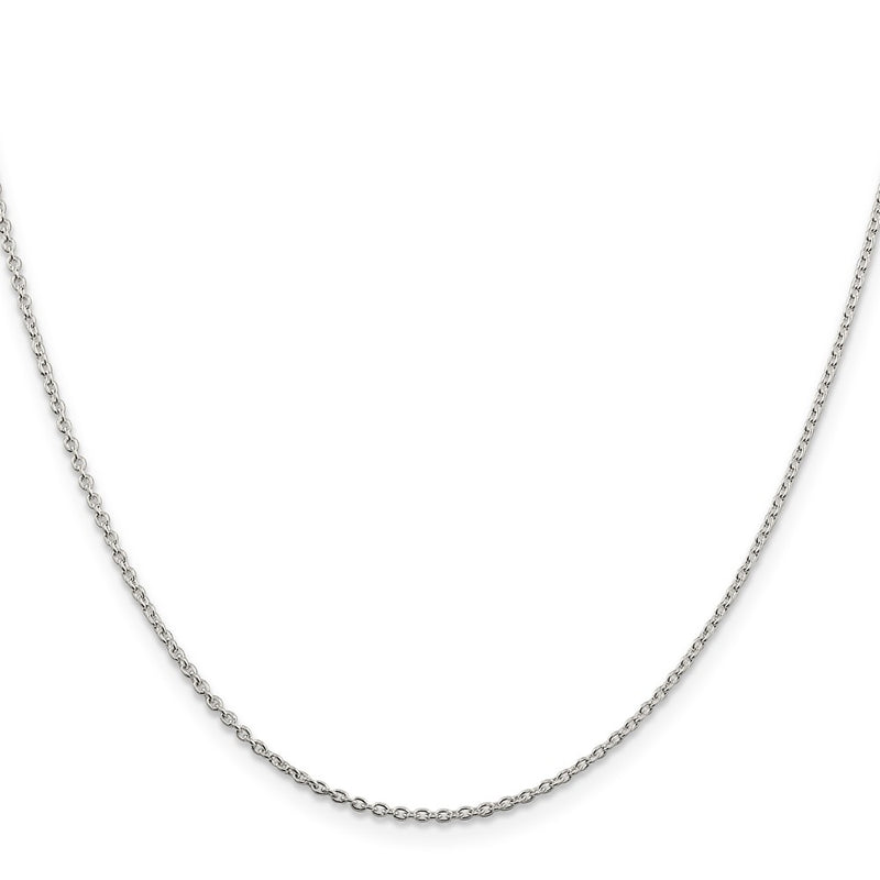 20 Inch Sterling Silver 1.5mm Cable Chain Necklace