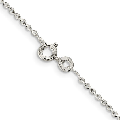 28 Inch Sterling Silver 1.5mm Cable Chain Necklace