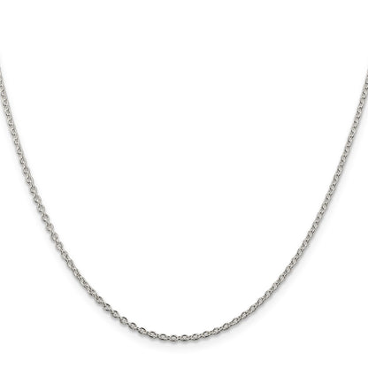 24 Inch Sterling Silver 1.95mm Cable Chain Necklace