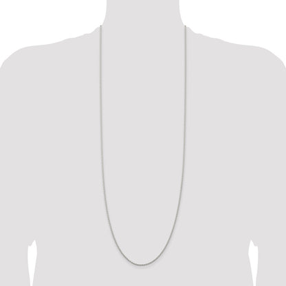 36 Inch Sterling Silver 1.95mm Cable Chain Necklace