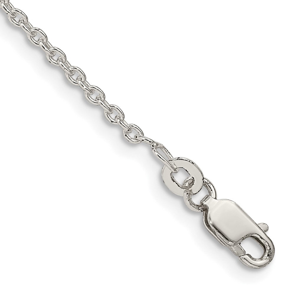 8 Inch Sterling Silver 1.95mm Cable Chain Bracelet