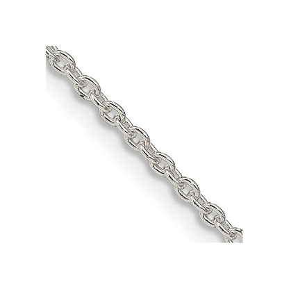 24 Inch Sterling Silver 1.95mm Cable Chain Necklace