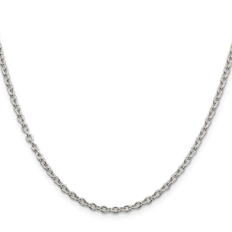 28 Inch Sterling Silver 2.75mm Cable Chain Necklace
