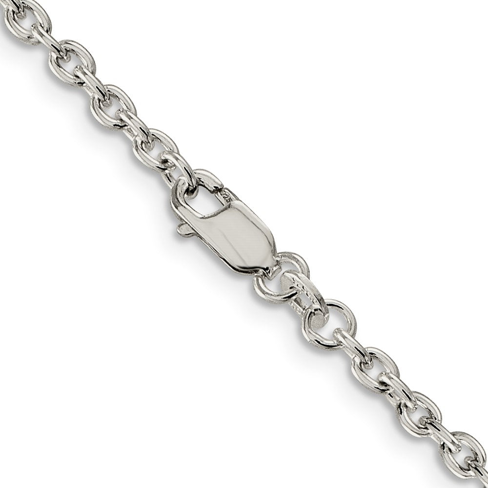 24 Inch Sterling Silver 2.75mm Cable Chain Necklace
