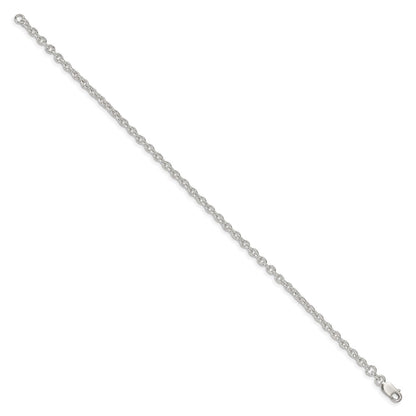 8 Inch Sterling Silver 2.75mm Cable Chain Bracelet