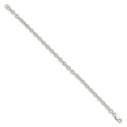 7 Inch Sterling Silver 4.5mm Cable Chain