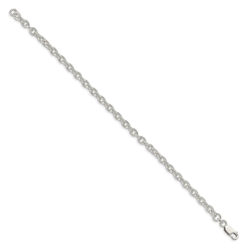 8 Inch Sterling Silver 4.5mm Cable Chain Bracelet