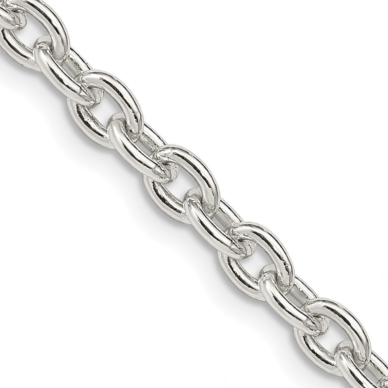 20 Inch Sterling Silver 4.5mm Cable Chain Necklace