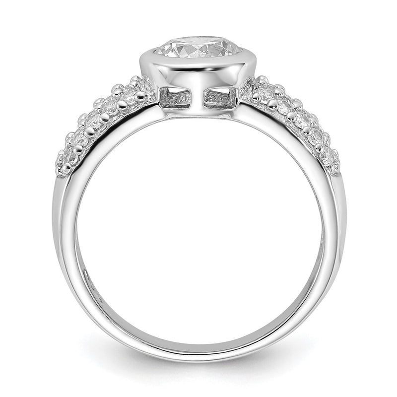 Sterling Silver Cz Ring