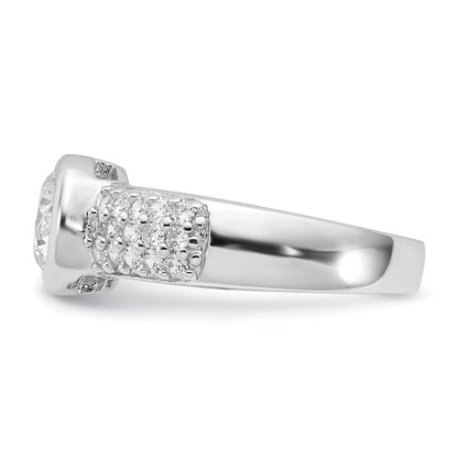 Sterling Silver Cz Ring